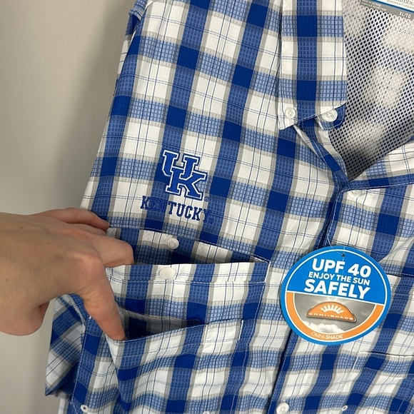NWT Columbia Super Tamiami University of Kentucky PFG Shirt Size XL - Picture 6 of 15